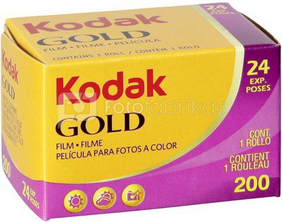 Fotojuostelė Kodak Gold 200/24