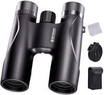 12x32 Binoculars Telescope High Definition BAK-4 Prism IP65 Waterproof, Black