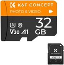 32GB micro SD card U3/V30/A1 with adapter memory card