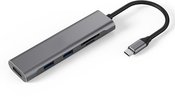 Adapteris USB Type-C - 2 x USB 3.0, HDMI, SD, TF