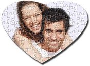 Heart shape puzzle. 75 pieces