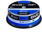 1x25 Intenso DVD+R 8,5GB 8x Speed, Double Layer Cakebox