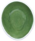 Lėkštė porcelianinė žalia/ruda 20,5 cm JADE 640002