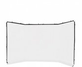 Panoramic Background Cover 4m White (frame not included)