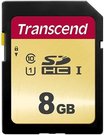 TRANSCEND 8GB UHS-I U1 GOLD SD CARD, MLC