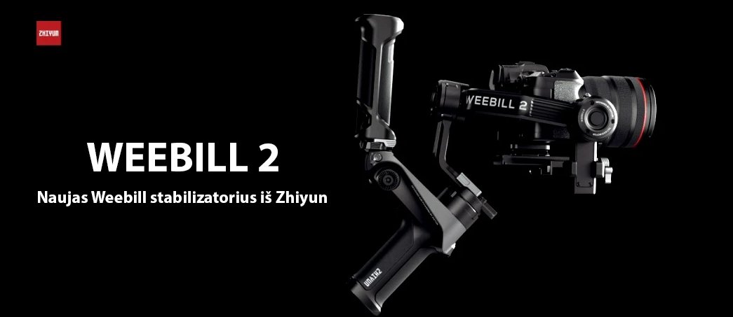 Naujas Weebill stabilizatorius iš Zhiyun