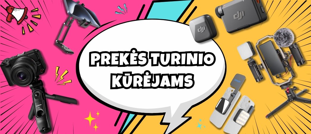 Prekės TURINIO KŪRĖJAMS
