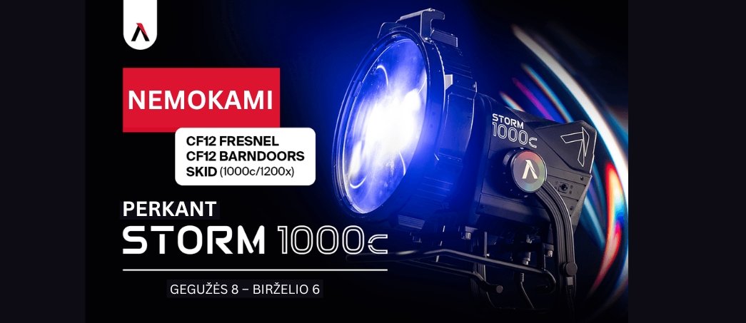 Aputure Storm 1000c + CINE KIT DOVANŲ ! 🎁