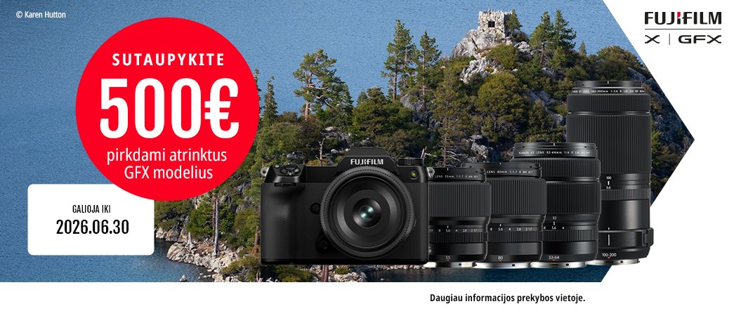 ☀️📸 Fujifilm vasaros akcija! 🌴🌊