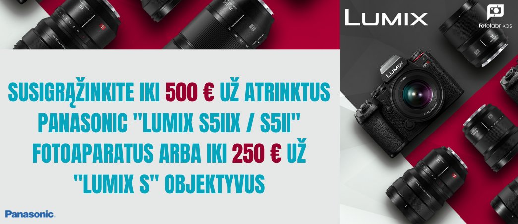 Panasonic Lumix S akcija