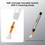10Pcs Double-Headed Cleaning Stick Set, CMOS APS-C Frame Cleaning Stick 16mm Cleaning Cloth Sticks Set