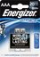 1x2 Energizer Lithium Digital Micro AAA