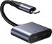 2-in-1 Audio adapter Joyroom SY-L02 Lightning to Double Lightning (black)