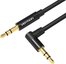 3.5mm Male to 90° Male Audio Cable 1.5m Vention BAKBG-T Black