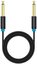 6.35mm TS Male to Male Audio Cable 1m Vention BAABF (black)