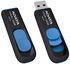 A-DATA DashDrive UV128 16GB Black+Blue USB 3.0 Flash Drive, Retail
