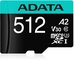 ADATA Premier Pro UHS-I U3 512 GB, micro SDXC, Flash memory class 10, with Adapter