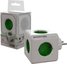 Allocacoc PowerCube Original green Type F for Extended Cubes