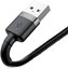 Baseus Cafule USB Lightning Cable 2,4A 1m (Gray+Black)