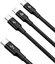 Baseus Rapid Series 3-in-1 cable USB-C For M+L+T 20W 1.5m Black