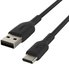Belkin BOOST CHARGE USB-C to USB-A, Black, 2 m