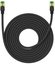 Braided network cable cat.8 Baseus Ethernet RJ45, 40Gbps, 10m (black)