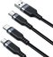 Cable USB Multi-Use Joyroom S-1T3018A18 3w1 / 3,5A / 0,3m (black)