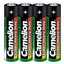 Camelion Super Heavy Duty AAA (R03), Green, 4 pcs 1-pack maitinimo elementai
