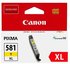 Canon CLI-581XL YL 515 HC Ink Cartridge, Yellow