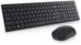 Dell Pro Keyboard and Mouse (RTL BOX) KM5221W Wireless, Batteries included, RU, Black