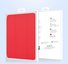 Devia Leather Case with Pencil Slot (2018) iPad Air (2019) & iPad Pro 10.5 red