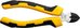 Diagonální kleště 6" Deli Tools EDL2206 (žluté)
