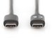 Digitus USB Type-C Connection Cable AK-300138-018-S USB Male 2.0 (Type C), USB Male 2.0 (Type C), Black, 1.8 m