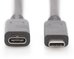 Digitus USB Type-C Extension Cable AK-300210-020-S USB Male 2.0 (Type C), USB Female 2.0 (Type C), Black, 2 m