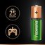 Duracell AA/HR6, 2500 mAh, Rechargeable Accu Stay Charged Ni-MH, 4 pc(s)