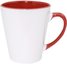 Dviejų spalvų latte puodelis. Raudonas (300 ml)