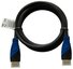 Elmak Cabel HDMI CL-07 3m braid nylon, gold v1.4