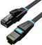 Flat network cable cat.6 UTP Vention IBJBK 8m Black