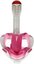 Caruba Full Face Snorkel Mask Swift   foldable + action cam mount (pink   L/XL)