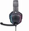 Gembird Microphone, Built-in microphone, Black, Wired, Gaming headset with LED light effect, GHS-06