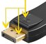 Goobay 51719 DisplayPort/HDMI™ adapter 1.1, gold-plated