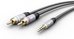 Goobay 79066 MP3 jack to cinch audio adapter cable, 5 m