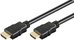 Goobay High Speed HDMI Cable with Ethernet  61163 Black, HDMI to HDMI, 10 m