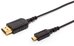 HDMI TO MICRO-HDMI ultra thin flexible 4K cable, 50cm