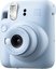 Momentinis fotoaparatas instax mini 12 PASTEL BLUE+instax mini glossy (10pl)+originalus dėklas