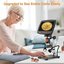K&F 5 Inch Digital Microscope with Remote Control, 1000x Magnification, Plastic Stand, 1080 FHD USB