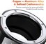 K&F Concept K&F Nikon to Sony Adapter for Nikon AI F Mount Lens to E NEX Mount Mirrorless Camera with Matting Varnish Design Compatible for Sony A6000