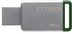 Kingston DataTraveler 50 16 GB, USB 3.0, Green, Silver