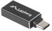 Lanberg Adapter USB CM - AF 3.1 black