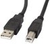 Lanberg Cable USB 2.0 AM-BM 3M Ferryt black